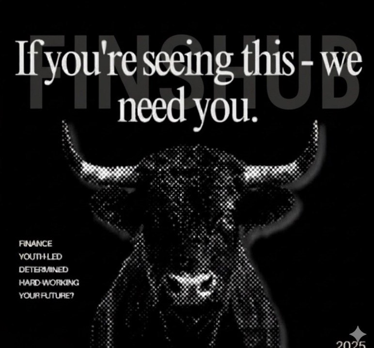 Recruitment poster with a bull: If you're seeing this, we need you.